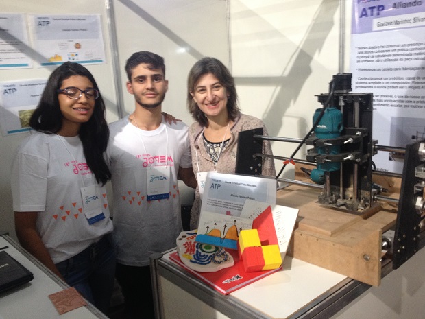 Escola Estadual Celso Machado, de Belo Horizonte, também foi destaque na feira. Foto: William Campos Viegas (ACS/SEEMG)